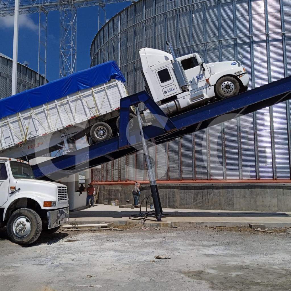 volcador para camión
