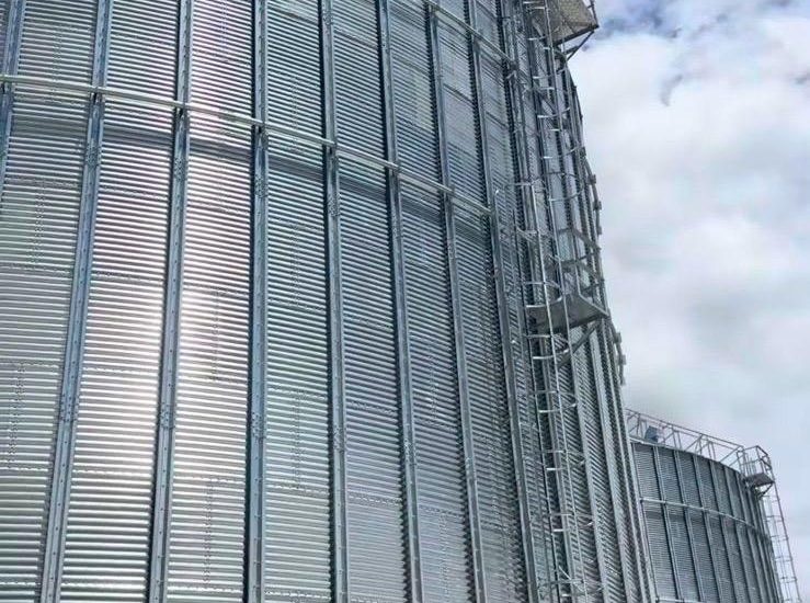 silo plano para grano